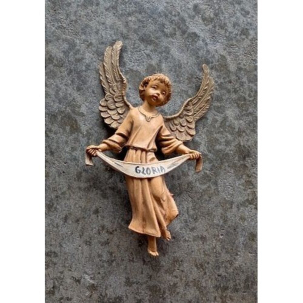 Vintage Fontanini Gloria Angel Nativity Figure Hang on Stable Depose Italy 1983